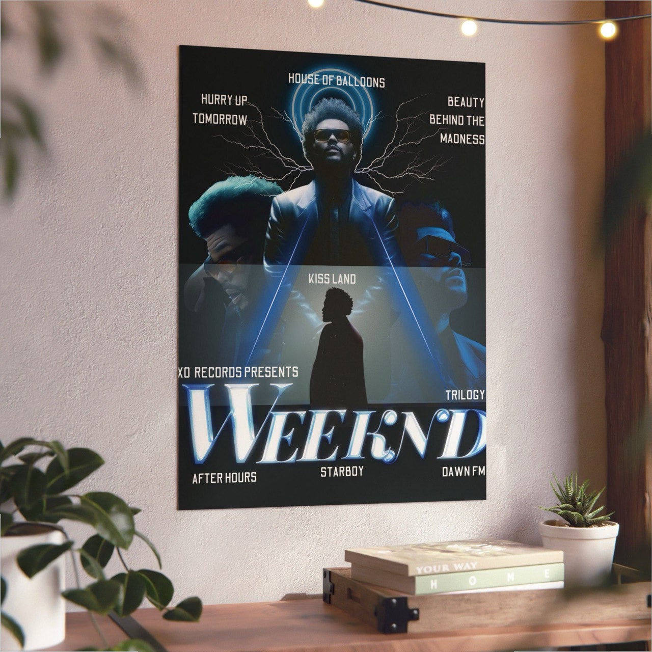 THE WEEKND METALLIC POSTER
