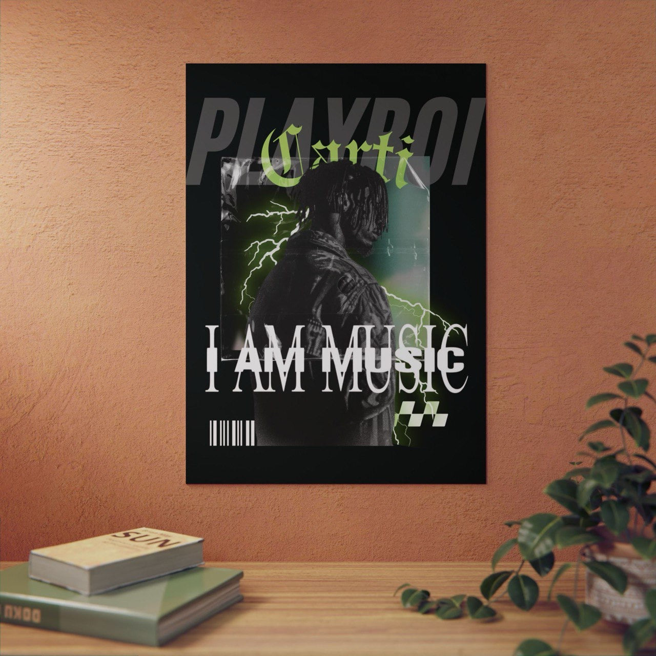 PLAYBOI CARTI- METALLIC POSTER